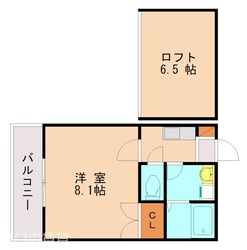 和白駅 徒歩7分 2階の物件間取画像